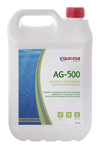 AG-500 ALGICIDA Y BACTERICIDA SUPERCONCENTRADO QUICESA
