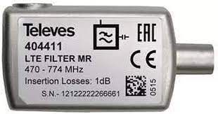 FILTRO LTE SELECTIVO 473-774 MHZ TELEVES