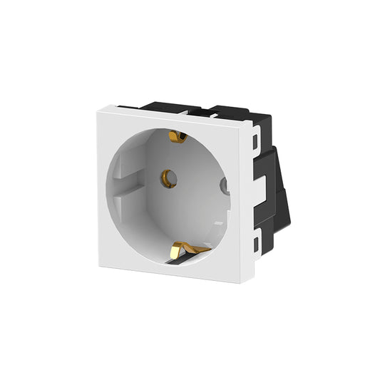 MODULO SCHUKO 16A/250V PUESTO TRABAJO 45x45mm