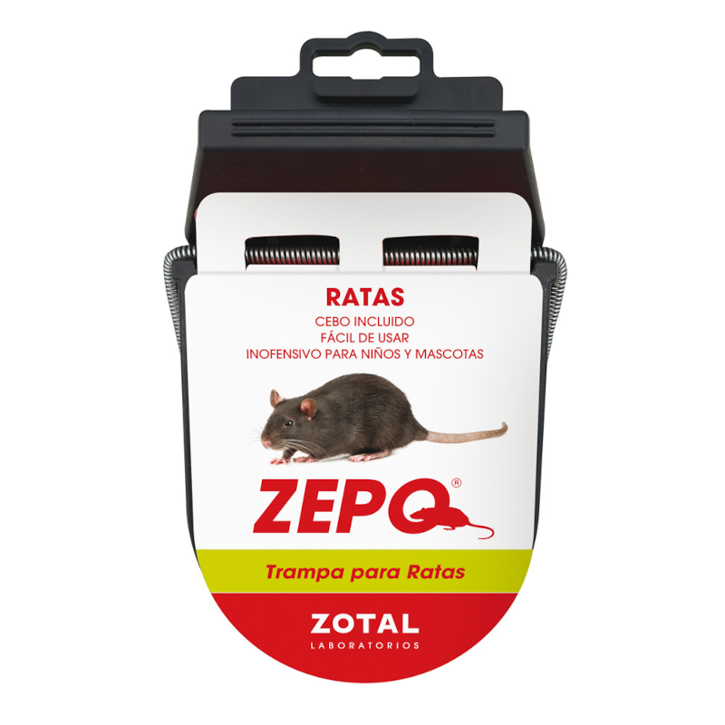TRAMPA PARA RATAS/RATONES CON CEBO NATURAL
