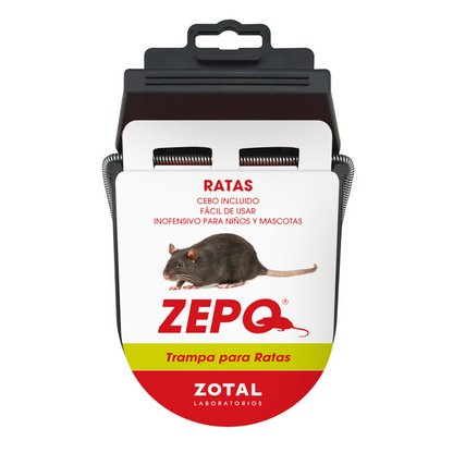 TRAMPA PARA RATAS/RATONES CON CEBO NATURAL