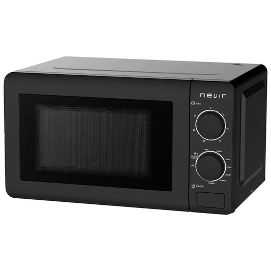 MICROONDAS CON GRILL 20L NEGRO NEVIR