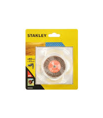 CEPILLO DE HOJAS DE LIJA - PARA TALADROS 50X20MM G80 STANLEY