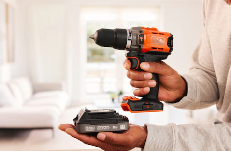 TALADRO PERCUTOR ECO 18V 45Nm 2BAT2Ah+MALETIN BLACK DECKER