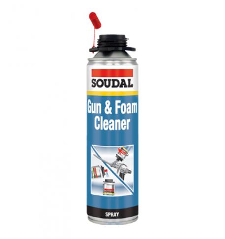 GUN&FOAM CLEANER TRANSP 500ML