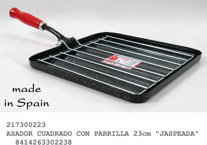 ASADOR CUADRADO CON PARRILLA LA ESTRELLA