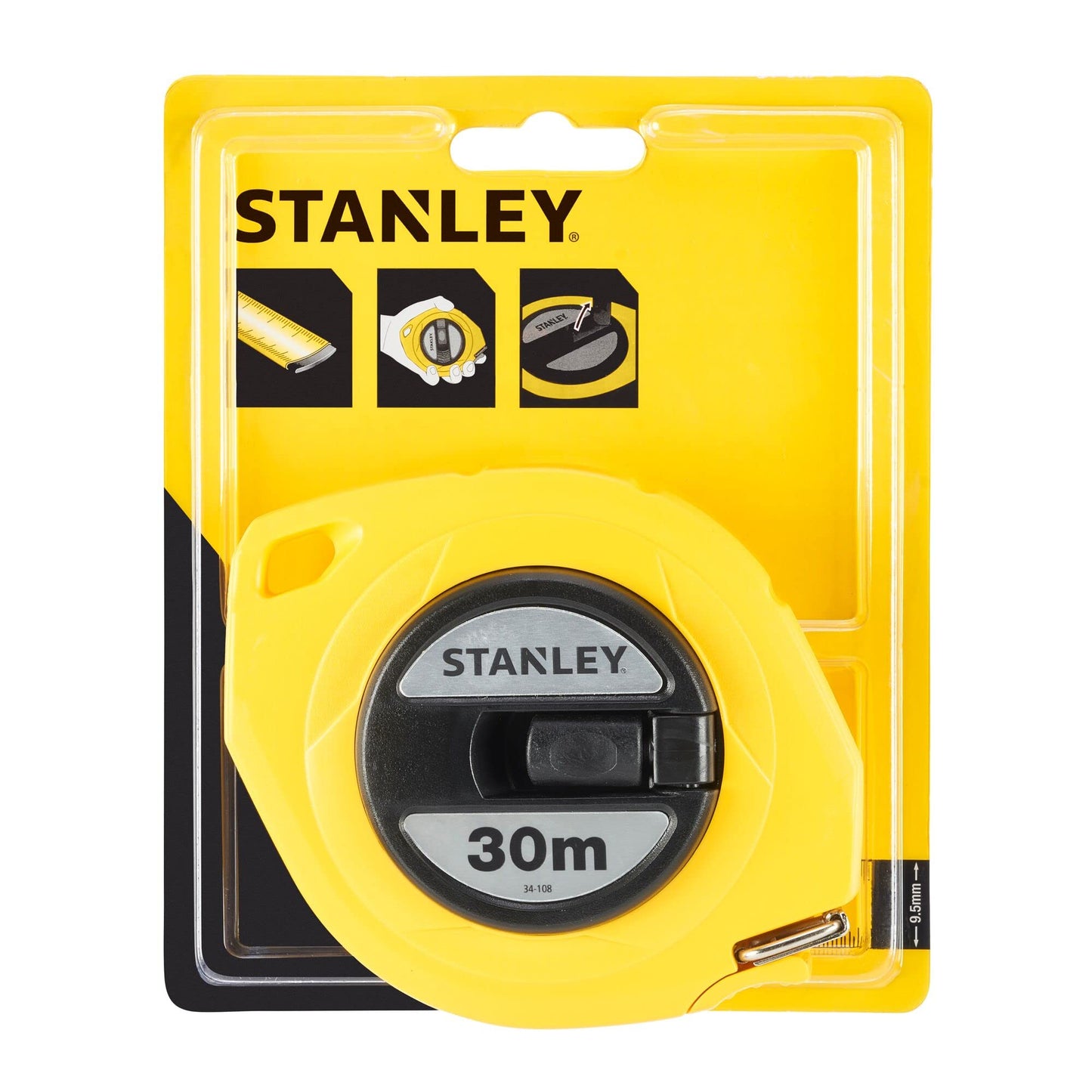 CINTA METRICA ACERO CAJA CERRADA STANLEY