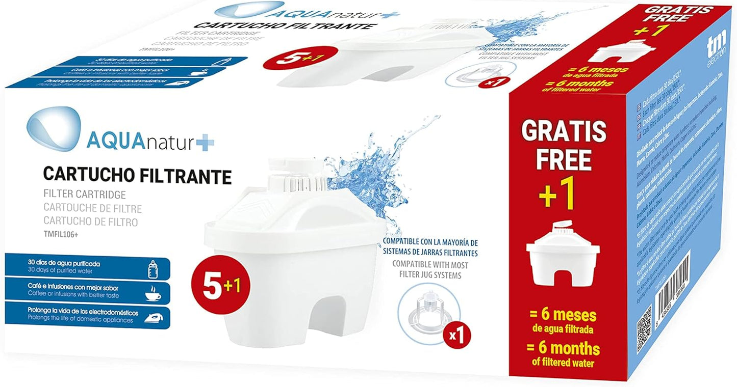 FILTROS JARRA PURIFICADORA AQUANATUR