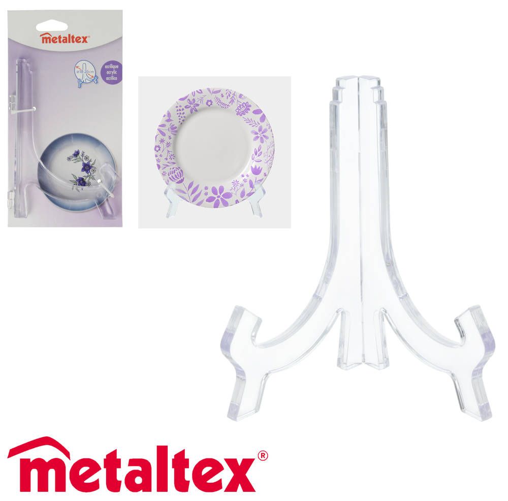 SOPORTE PLATO 18-26CM METALTEX