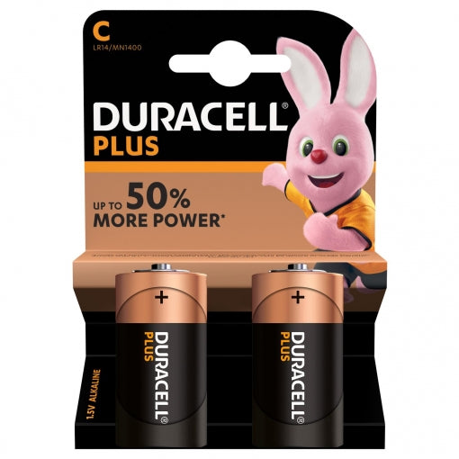 PILAS ALCALINAS C (2 UNIDADES) DURACELL