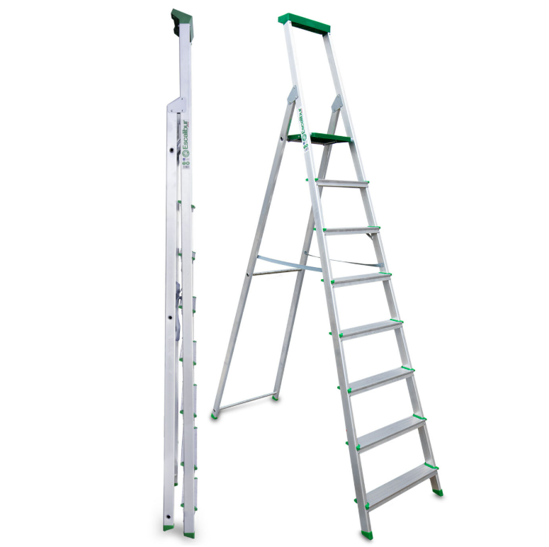 ESCALERA DE TIJERA ALUMINIO ESCALIBUR