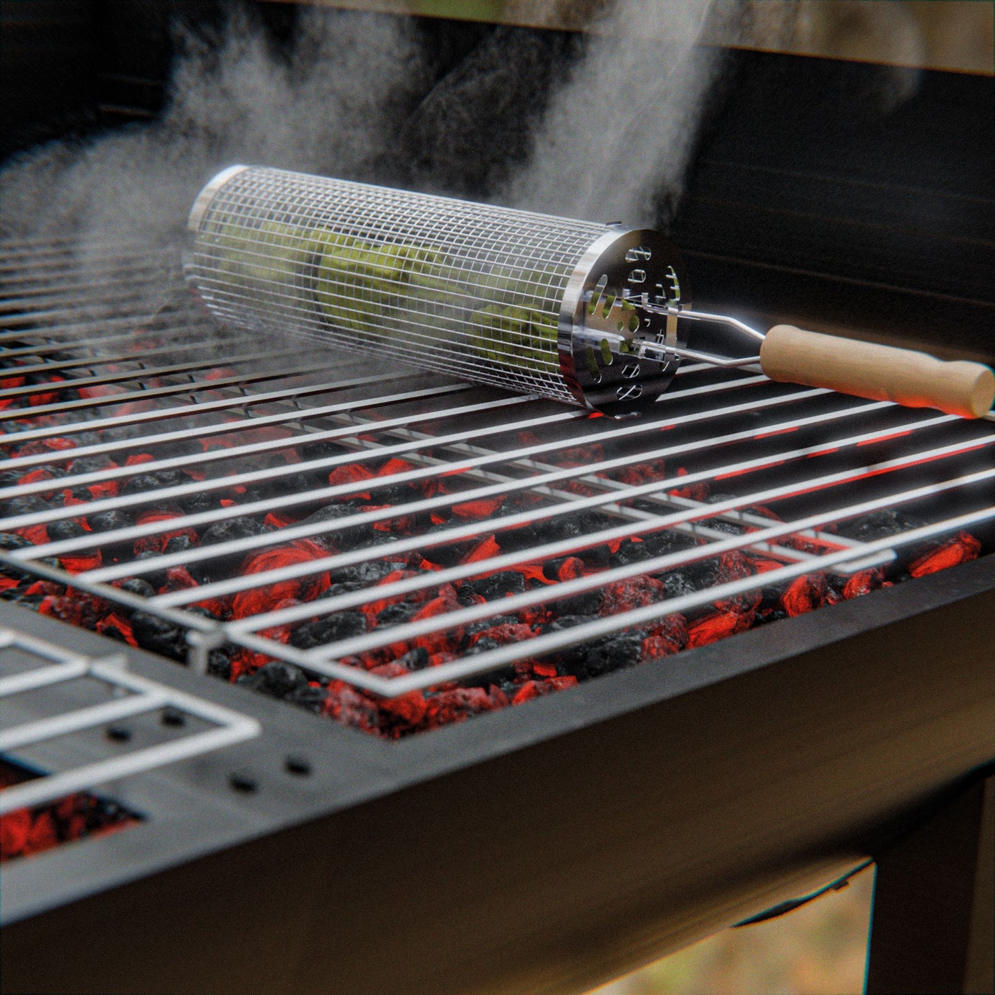 CESTA PARRILLA PARA BARBACOAS