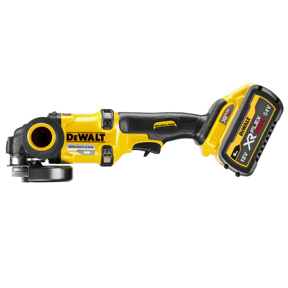 MINI-AMOLADORA SIN ESCOBILLAS 2BatX54V/6Ah 125mm, DCG418T2-QW , DEWALT