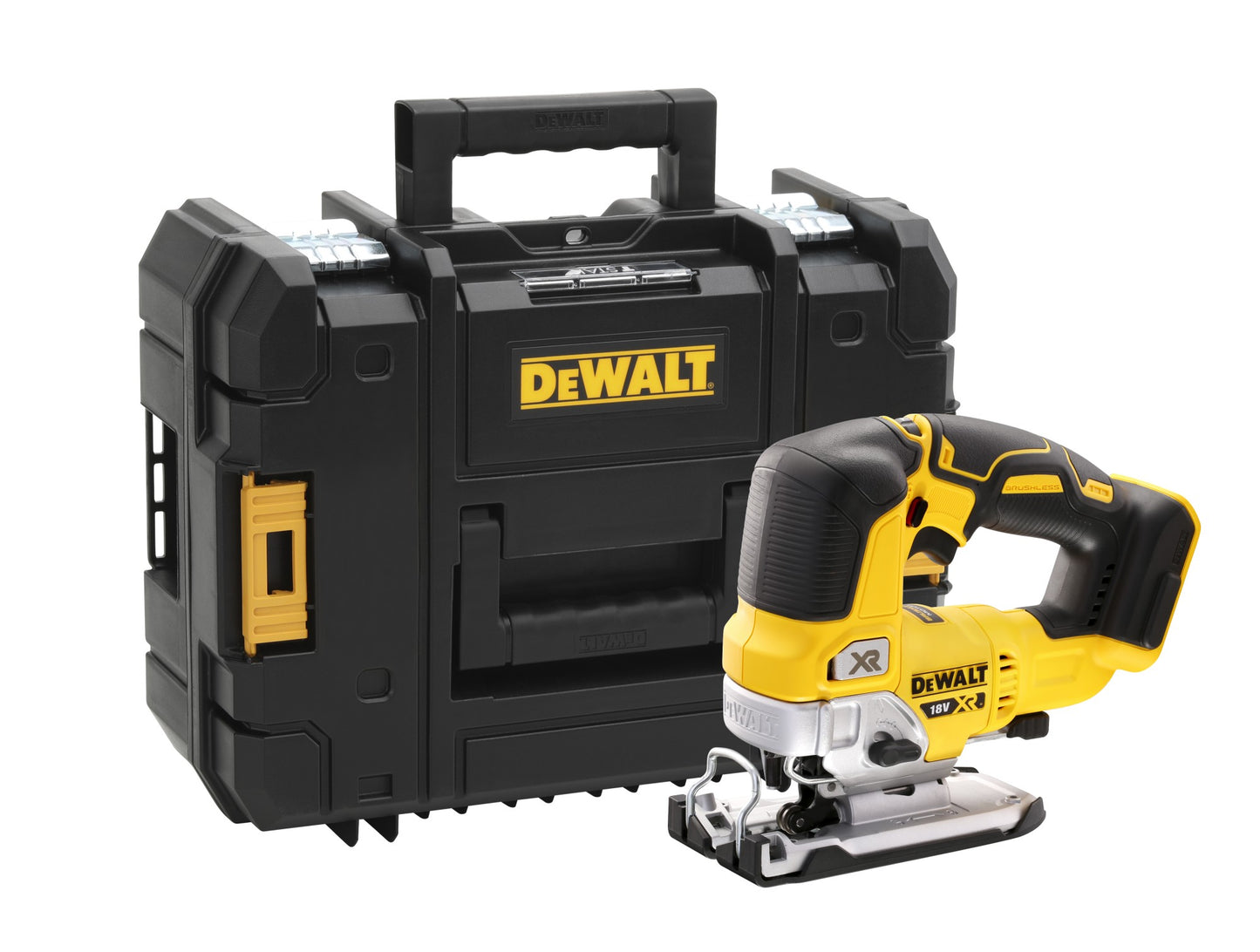 SIERRA DE CALAR SIN ESCOBILLAS XR 18V SIN CARGADOR/BATERIA CON MALETIN TSTAK II DEWALT