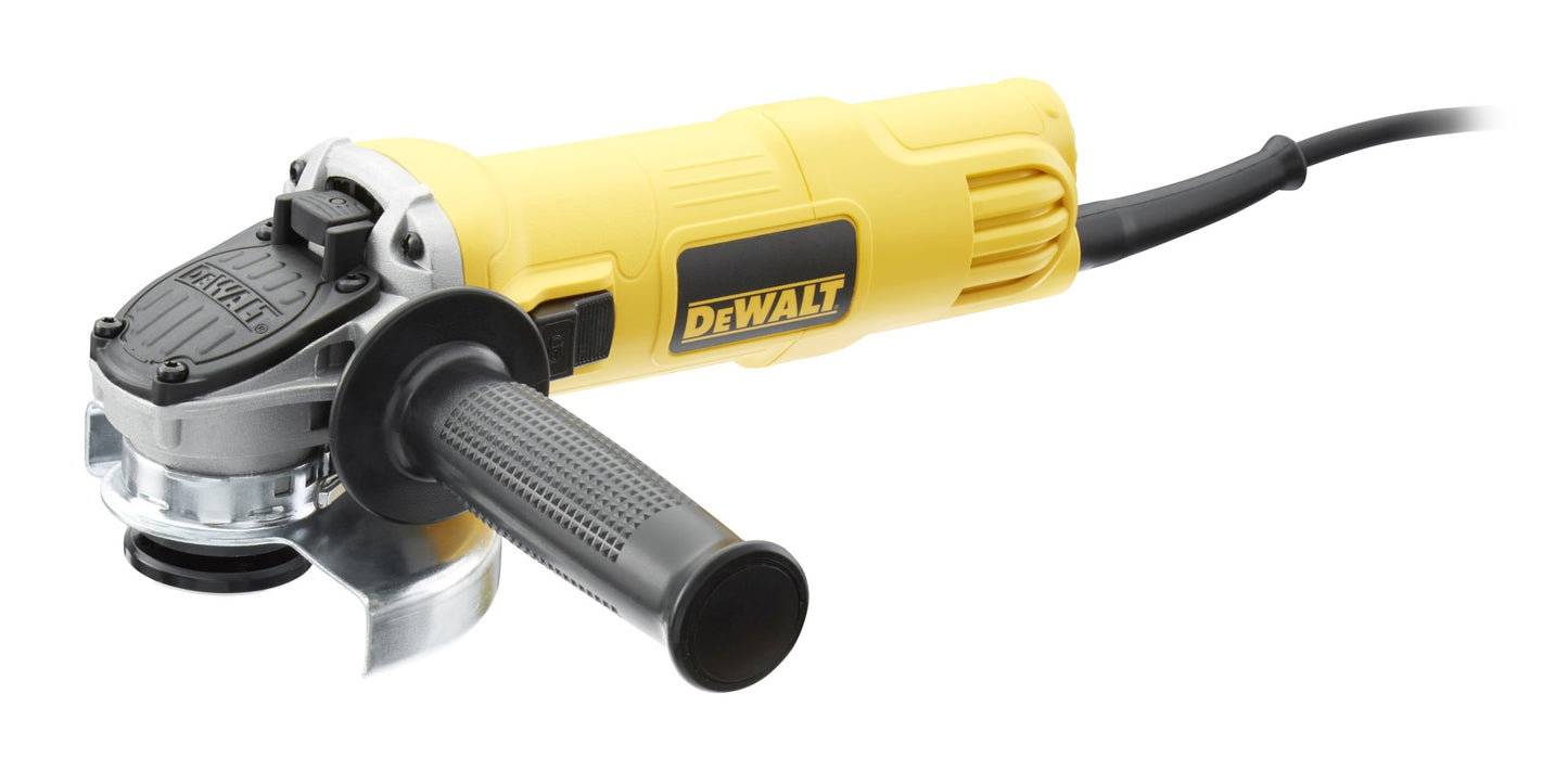 MINI-AMOLADORA 115MM 800W 11.800 RPM ARRANQUE SUAVE + BLOQUEO Y RE-ARRANQUE DEWALT