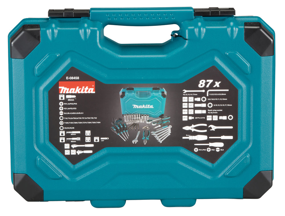 SET HERRAMIENTAS MANUALES 87 PIEZAS MAKITA