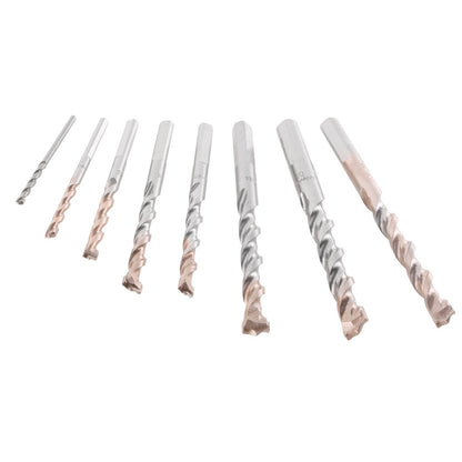 JUEGO 8 BROCAS PARA HORMIGÓN - VÁSTAGO DE 3 CARAS STANLEY