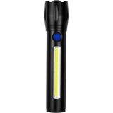 LINTERNA LED RECARGABLE USB TACTICA