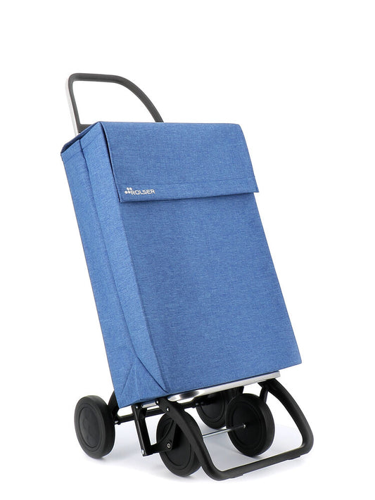 CARRO COMPRA AZUL JEAN TWEED ROLSER