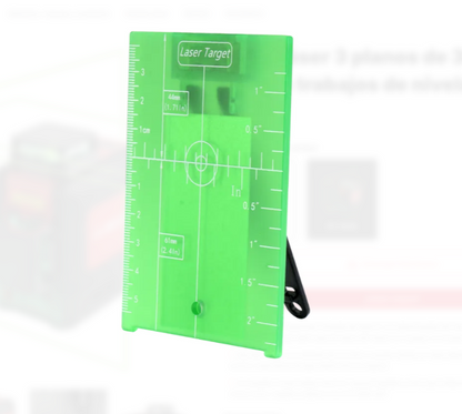 NIVEL LASER VERDE 30MT+ PLOMADA, BELLOTA