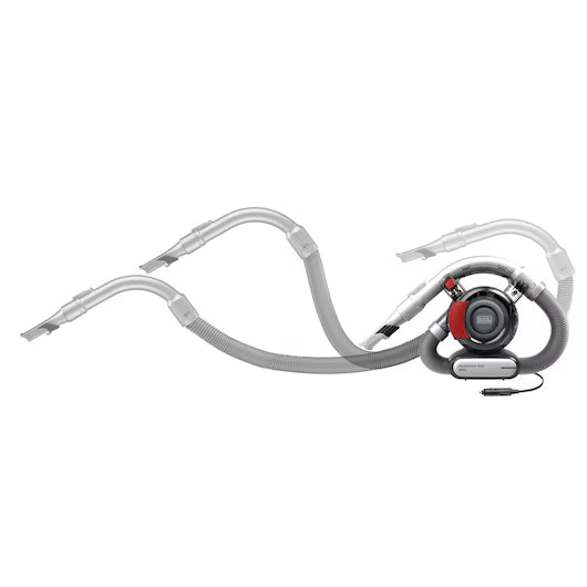 ASPIRADOR DE COCHE FLEXI 12V CON ACCESORIOS BLACK+DECKER
