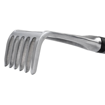 RASTRILLO DE ALUMINIO, 6 PÚAS, DE MANGO CORTO, ANCHO DE TRABAJO 111MM BELLOTA