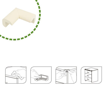 PROTECTOR DE CANTOS ADHESIVO  AMIG 4UDS