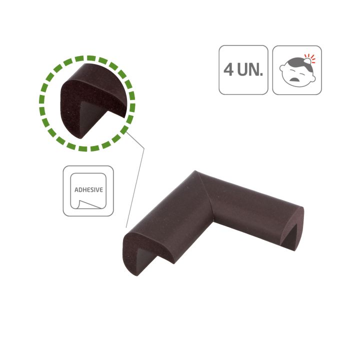 PROTECTOR DE CANTOS ADHESIVO  AMIG 4UDS