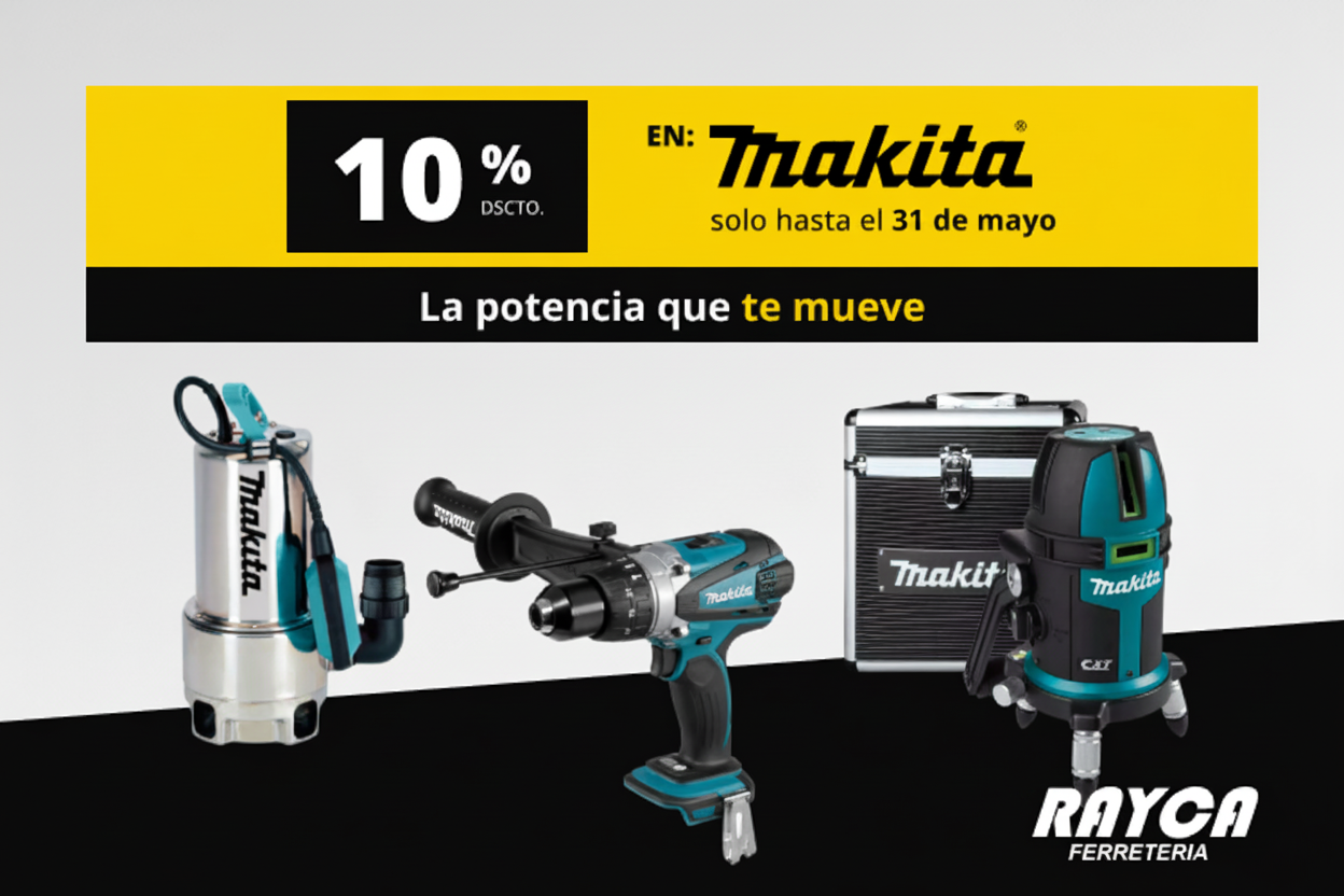 Banner Makita Rayca - 31 de mayo