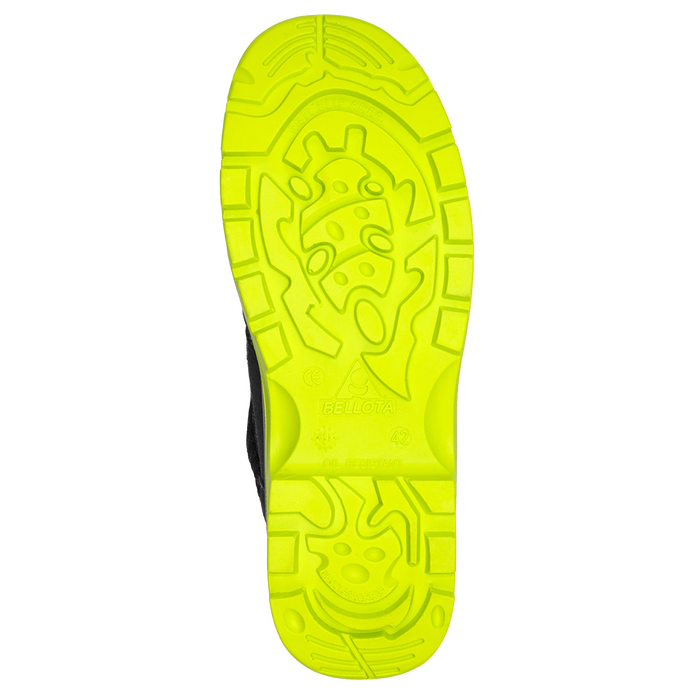 Zapato de seguridad Bellota Comp+ 72310 S1P — vista de la suela