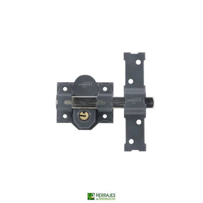 Cerrojo INTHER 03275 modelo 1201-L/80 pintado, vista frontal