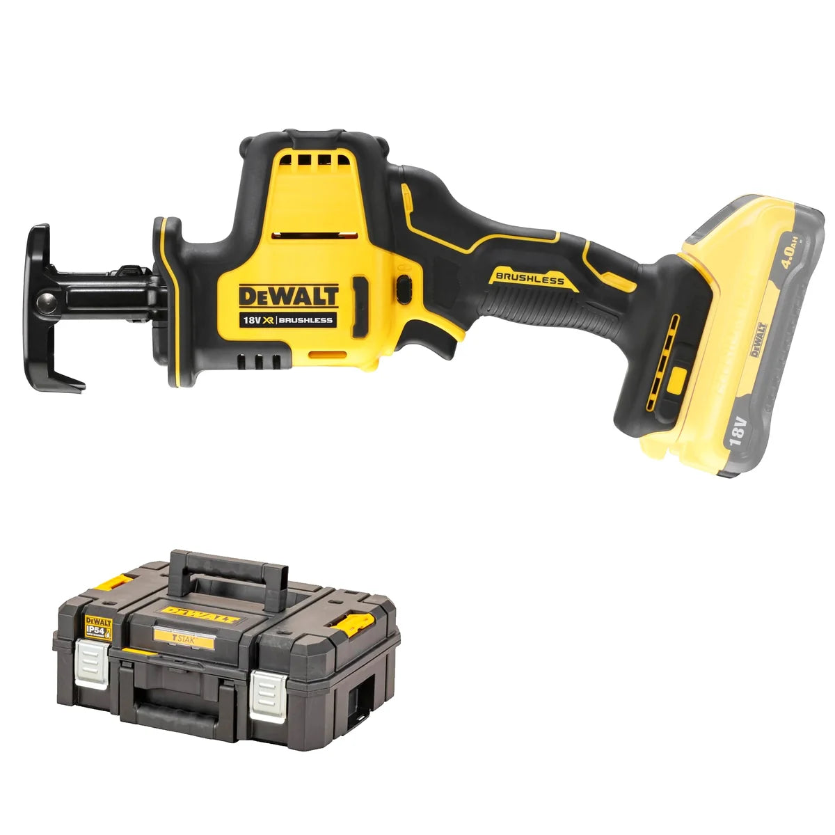 MINI-SIERRA SABLE XR 18V SIN CARGADOR/BATERIA Y MALETIN TSTAK DEWALT