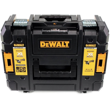 Maletín TSTAK II incluido con la amoladora DeWalt DCG405NT-XJ