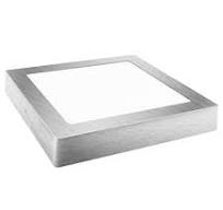 DOWNLIGHT SUPERFICIE CUADRADO PLATA LED MATEL