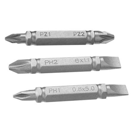 3 PUNTAS DOBLE FUNCION 48MM (PH1-SL5, PH2-SL6, PZ1-2 4) STANLEY