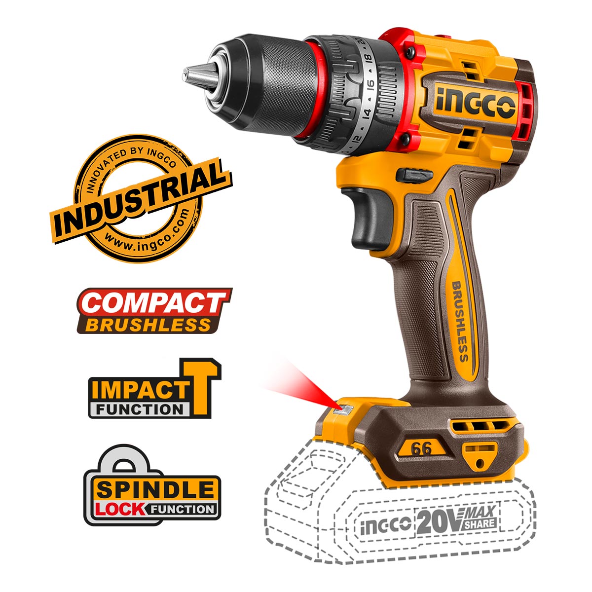 INGCO CKLI20277E: vista del producto y sus detalles