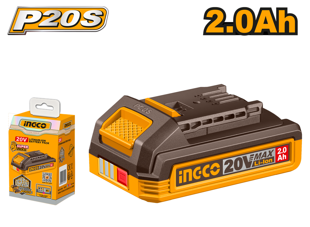 INGCO FBLI2001 — BATERÍA 20 V LI-ON 2AH