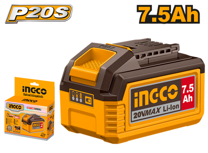 INGCO FBLI2075 — BATERÍA 20V LI-ON 7,5AH INGCO FBLI2075