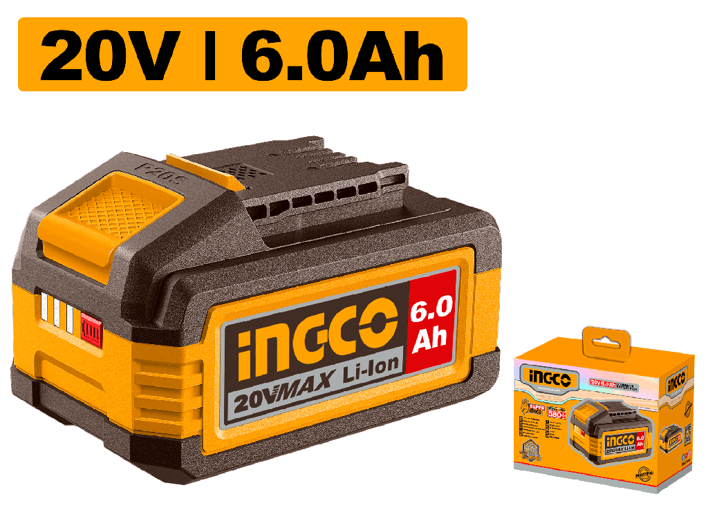 INGCO FBLI2126 — BATERIA 20V 6,0Ah Sustituye FBLI2060