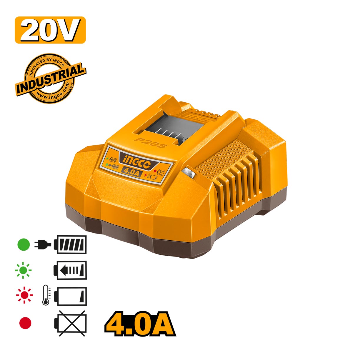 INGCO FCLI20411E: vista del producto y sus detalles