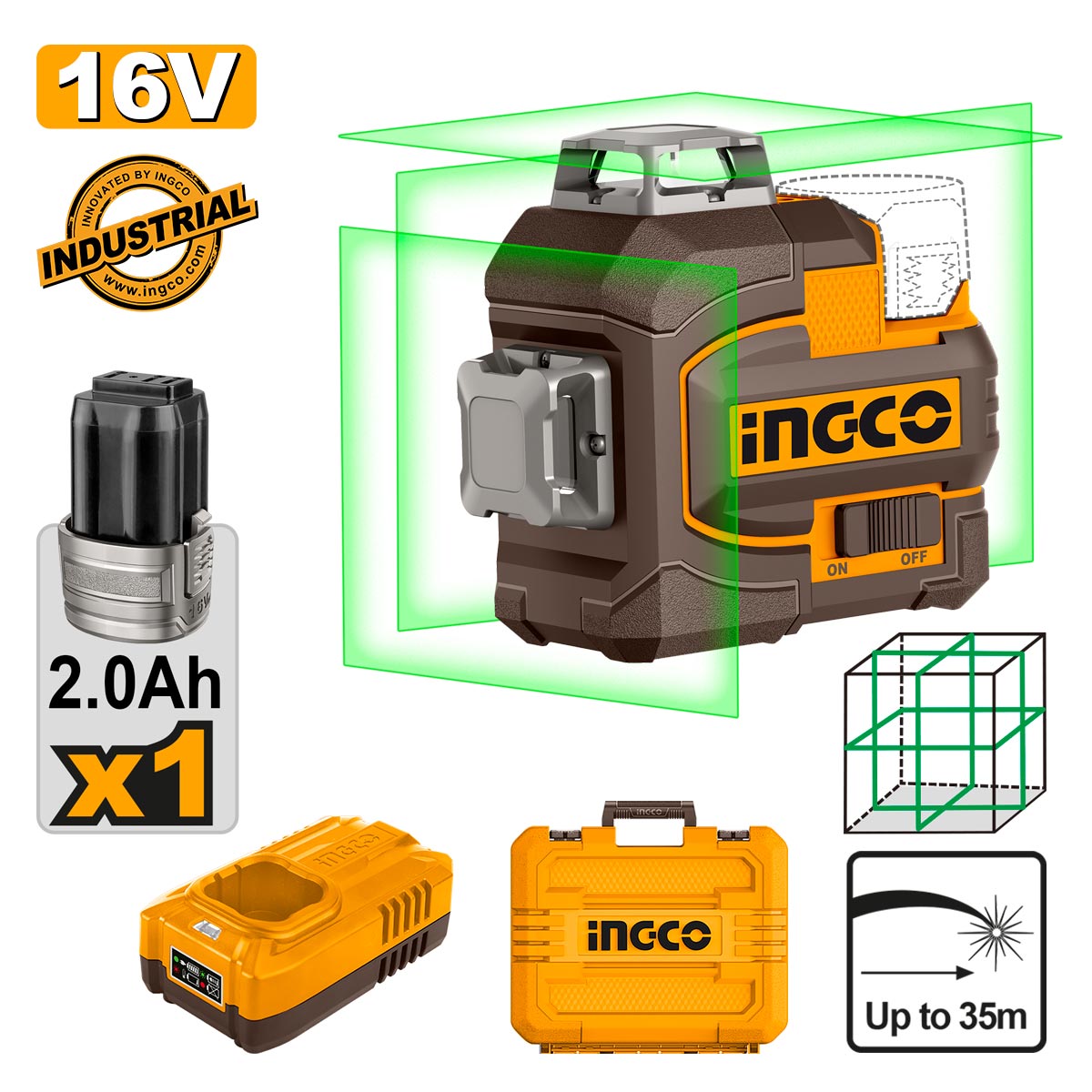 INGCO HLL301201E: vista del producto y sus detalles