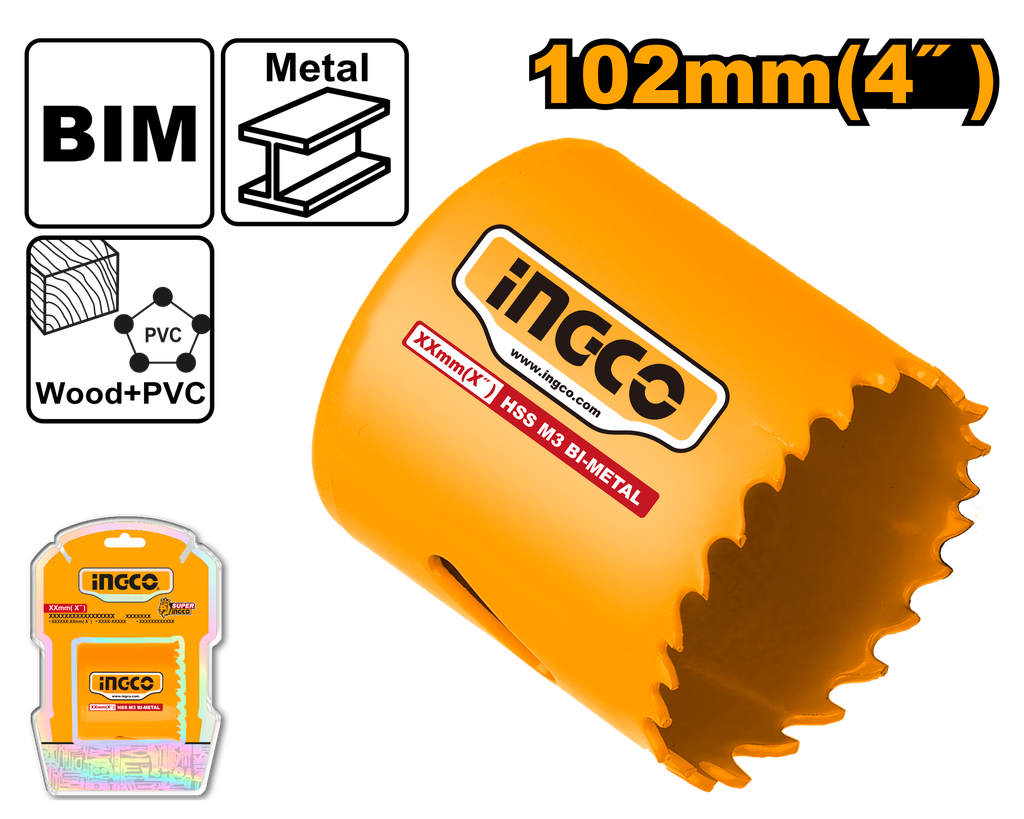 INGCO HSB101021 — CORONA BIMETAL 102MM INGCO HSB101021