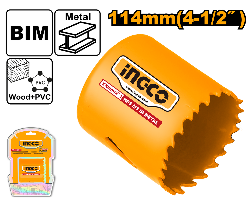 INGCO HSB101141 — CORONA BIMETAL 114MM INGCO HSB101141
