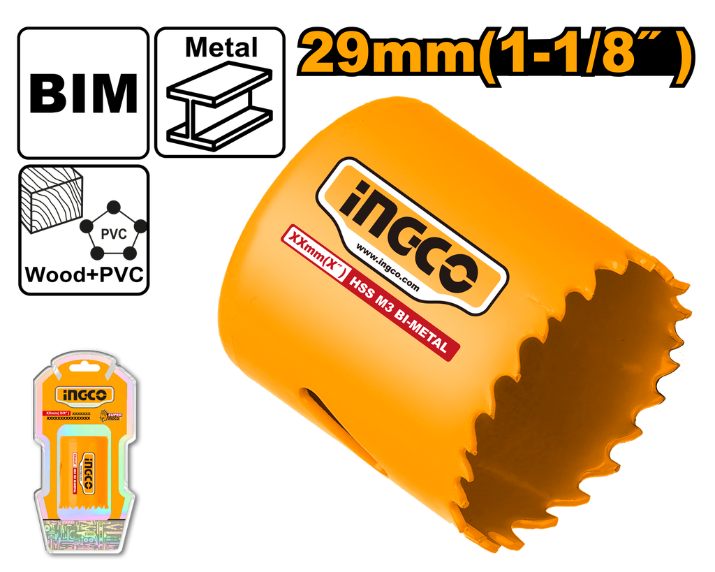 INGCO HSB10291 — CORONA BIMETAL 29MM INGCO HSB10291
