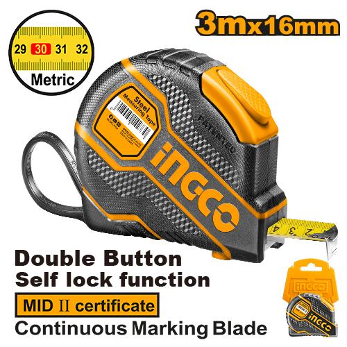 INGCO HSMT08031E — FLEXOMETRO PRO 3mts*16mm