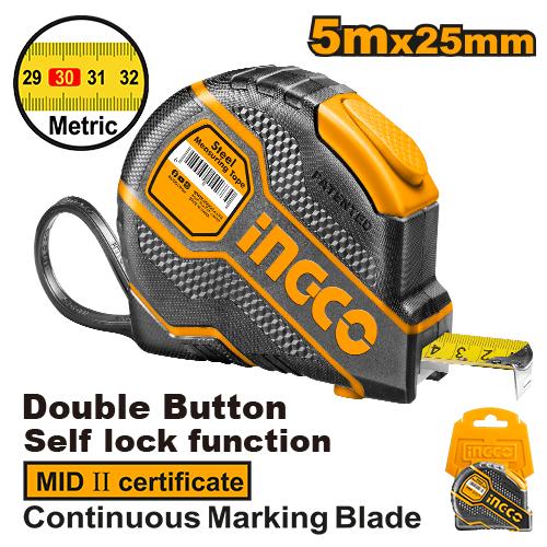 INGCO HSMT08051E — FLEXOMETRO PRO 5mts*25mm