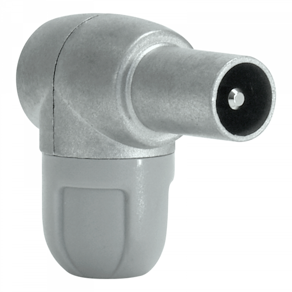 CONECTOR DE MONTAR "CEI", ACODADO Y BLAINDADO  Ø5...6.9 mm TELEVES