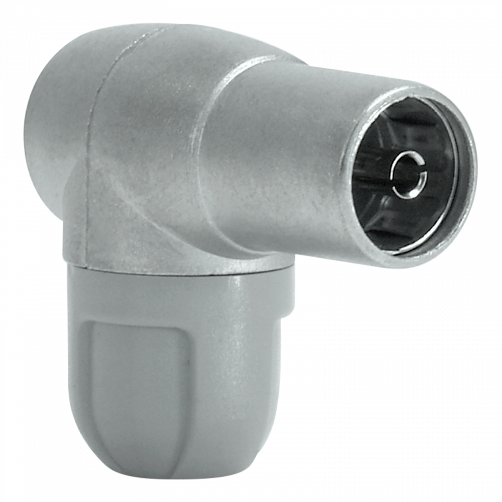 CONECTOR DE MONTAR "CEI", ACODADO Y BLAINDADO  Ø5...6.9 mm TELEVES