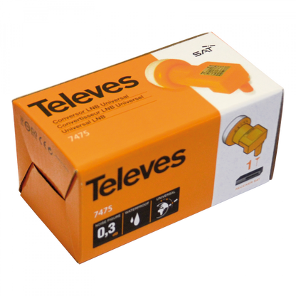 CONVERSOR LNB UNIVERSAL TELEVÉS