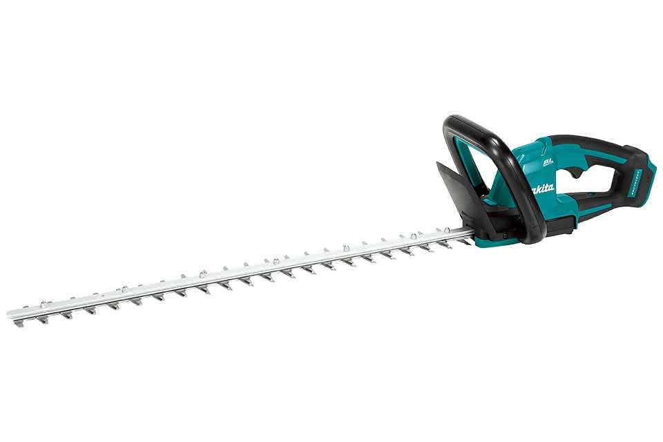 Cortasetos Makita DUH606 de 60 cm: vista de la máquina sin batería montada